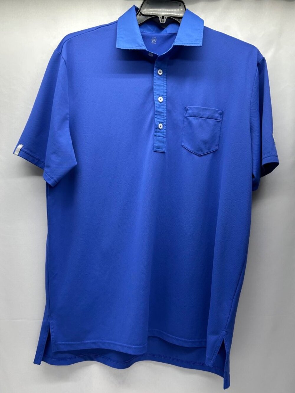 RLX Golf Performance Polo Shirt Mens Blue Short Sleeve Pocket Classic Fit - Picture 13 of 15
